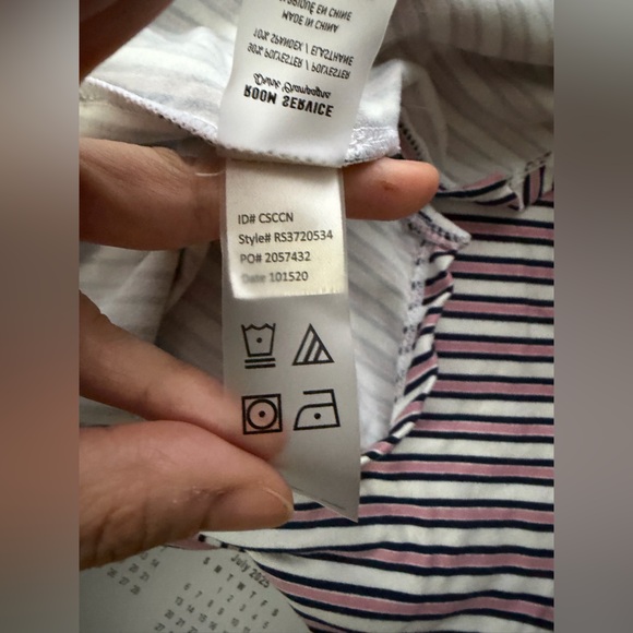 ROOM SERVICE Cozy Cool Pajamas In Cameo/ Ink/ Pink Stripe - Picture 4 of 15